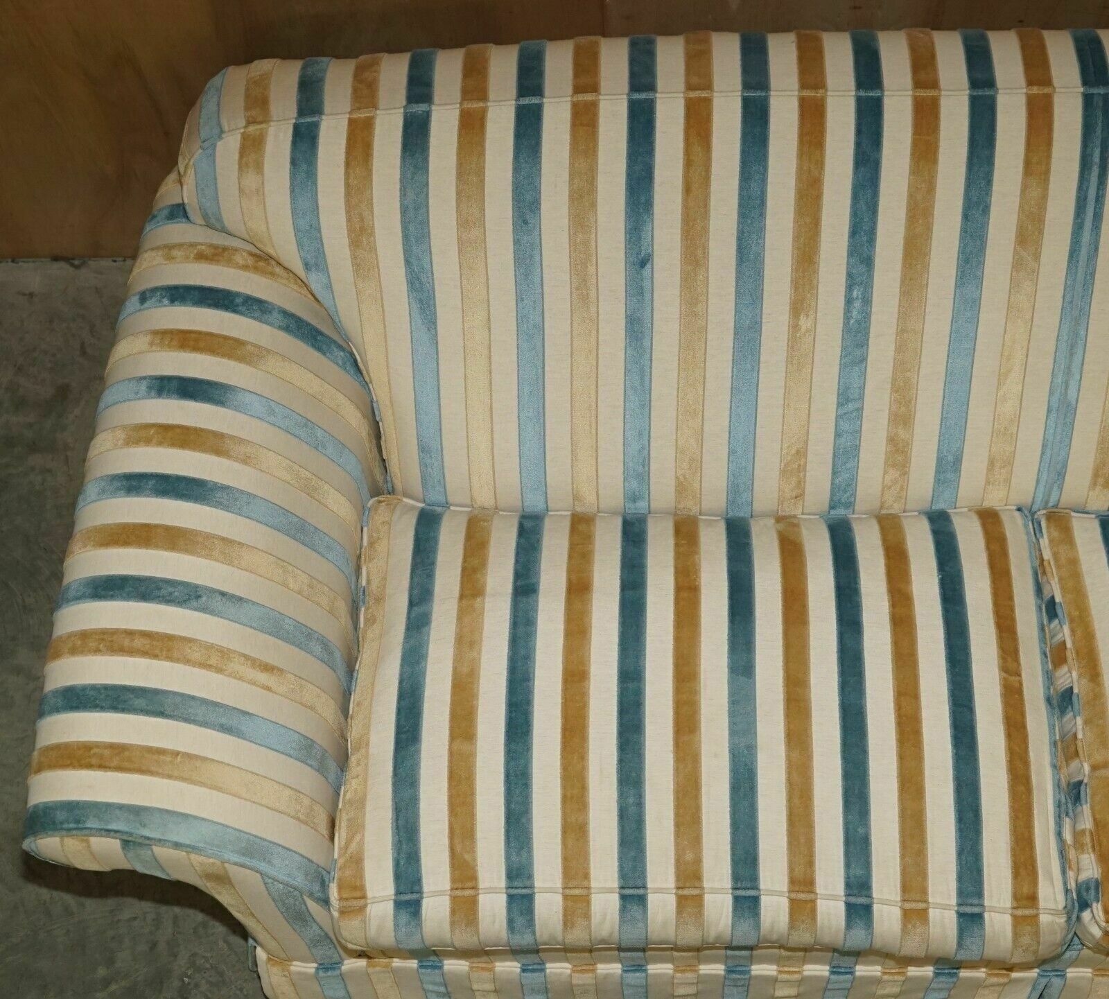 photo furniture 1 Of 2 Stunning Mulberry Home Designer Contemporary Striped Three Seater Sofas