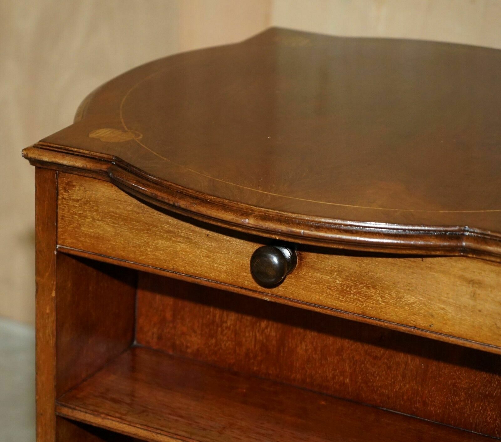 Rare Antique Art Nouveau Revolving Bookcase Table In The Liberty's London Taste photo vinterior