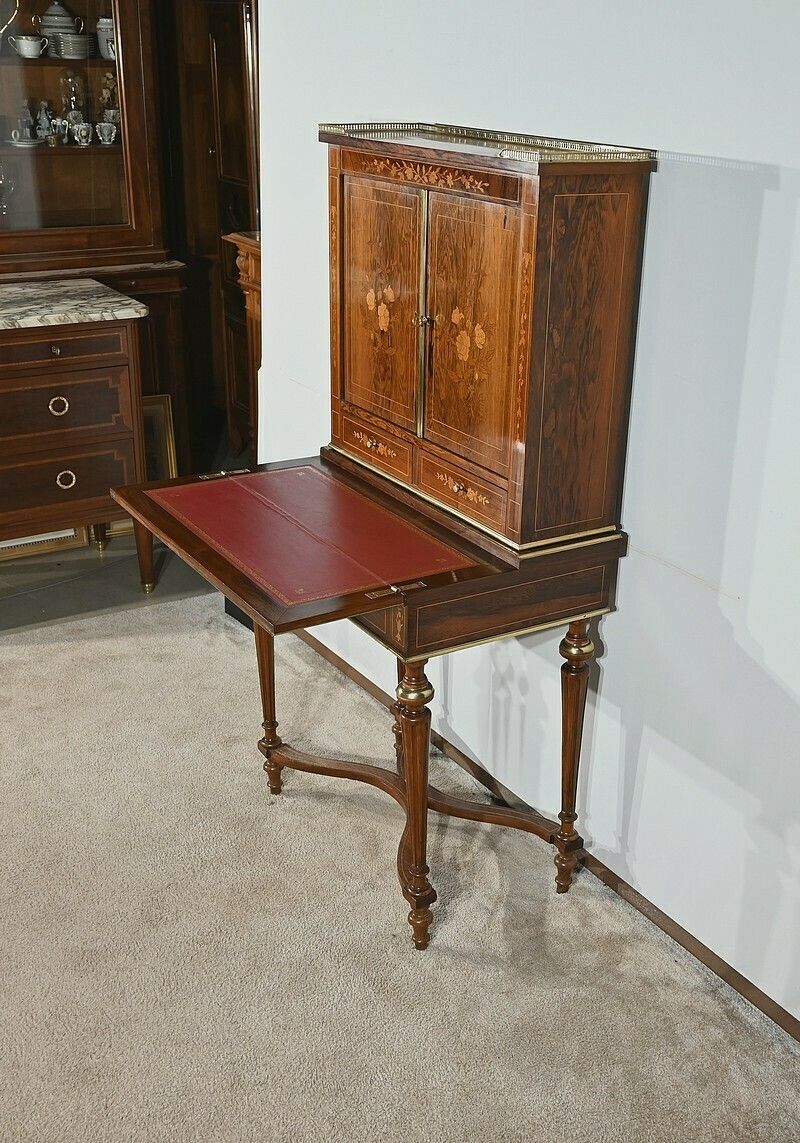 Small Writing Cabinet, Louis XVI – Mid 19th Century photo furniture