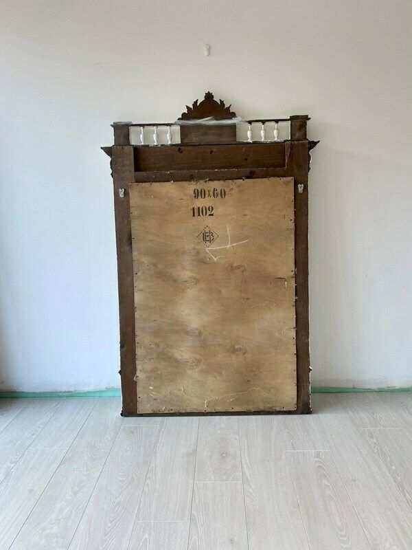 photo for sale Antique French Painted Henri II Mirror