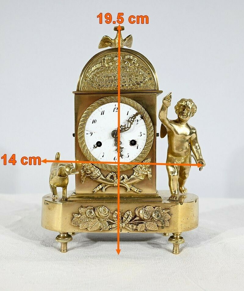 photo buy Small Travel Clock, Empire Period – Early 19th Century