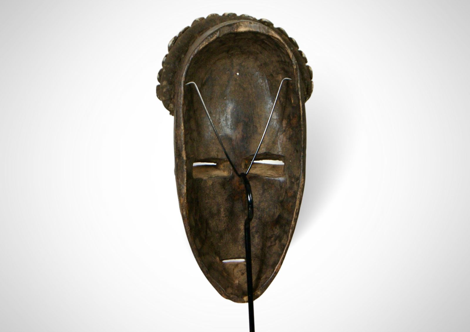 Art Ancestral Dan Mask 'Deangle' With Cowrie Shells Large photo