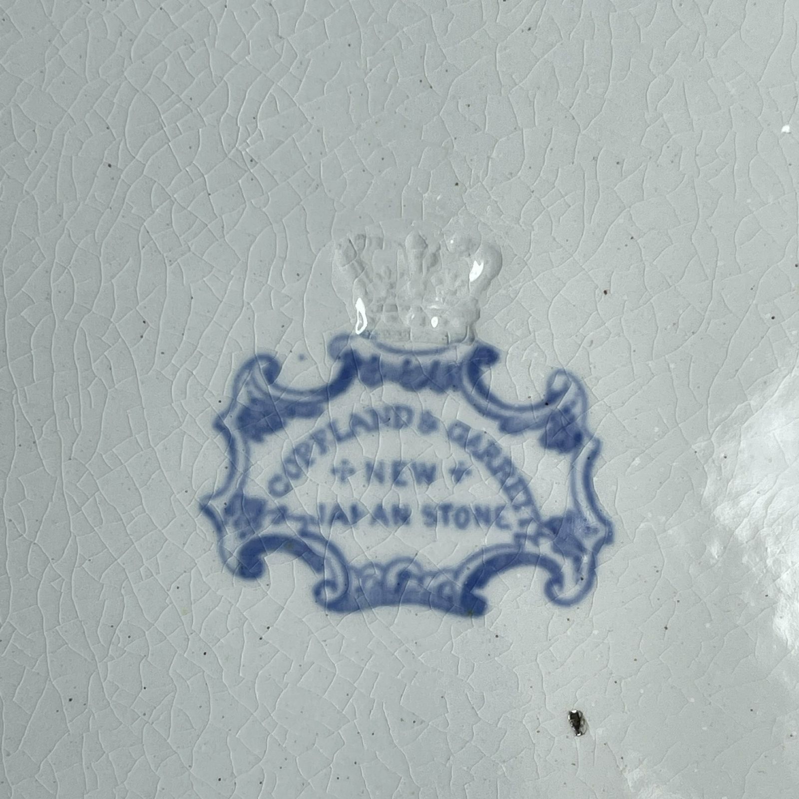 photo furniture Antique English Blue And White Set Of 5 Luncheon Plates. Copeland And Garrett. New Japan Stone.Shabby Chic