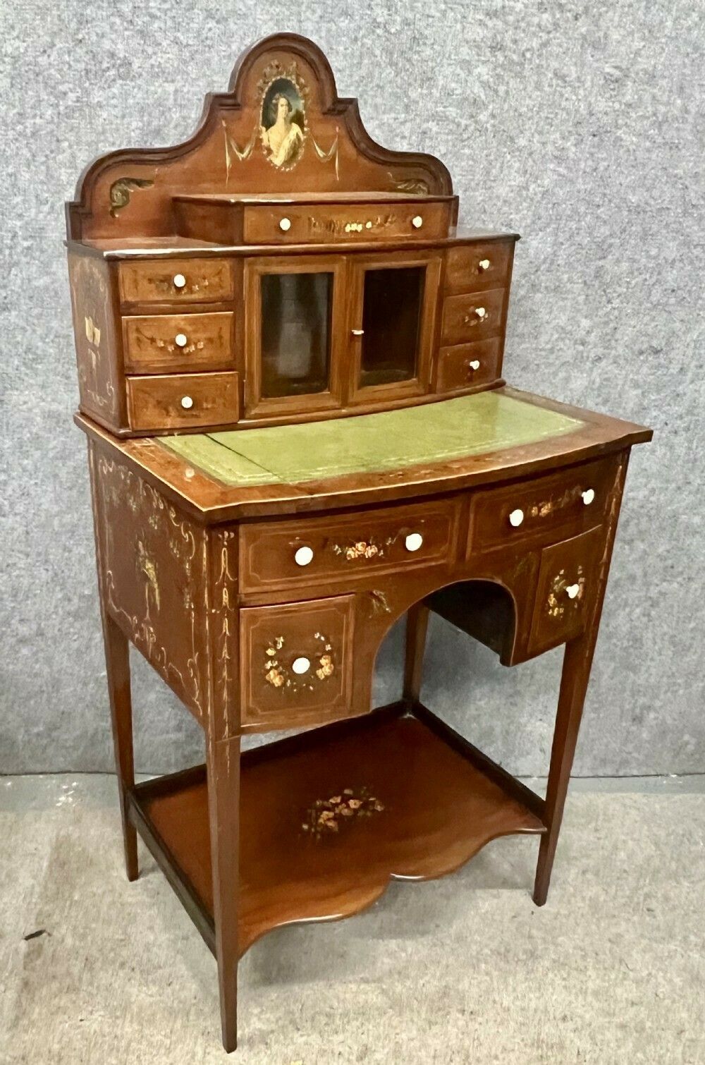 Beautiful Edwardian Ladies Desk Bonheur Du Jour