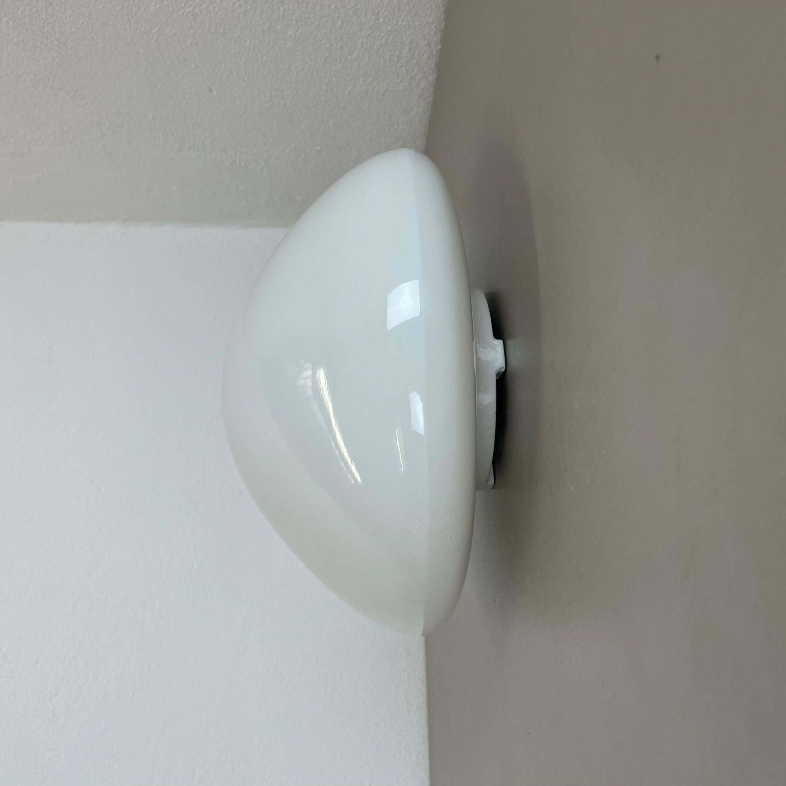 Rare Glass Ceiling Wall Light "Wv339" By Wilhelm Wagenfeld Lindner Germany, 1960 photo for sale