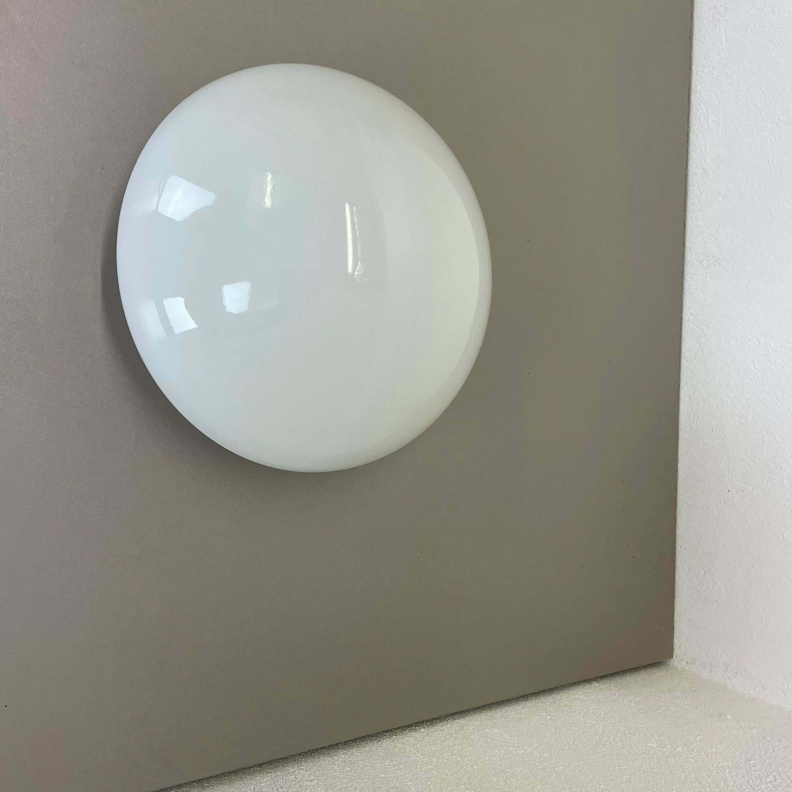 Rare Glass Ceiling Wall Light "Wv339" By Wilhelm Wagenfeld Lindner Germany, 1960 photo 710.0