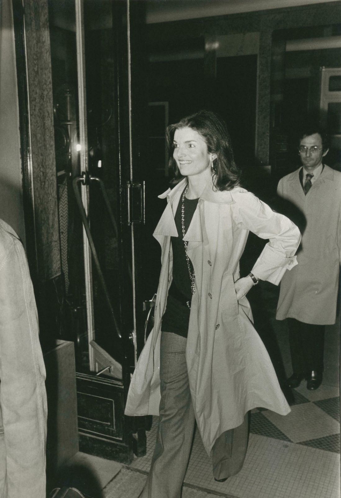 Tony Grylla Jackie Kennedy, Leaving The Hospital, Paris, France, 30 X 20, 5 Cm 1970s