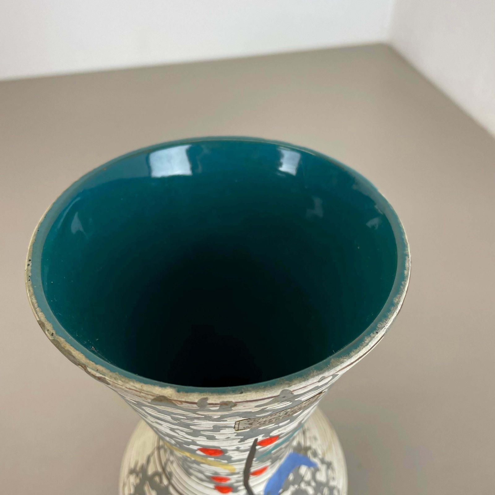 Super Glaze Abstract Ceramic Pottery Vase Carstens Tönnieshof Germany, 1950s photo buy