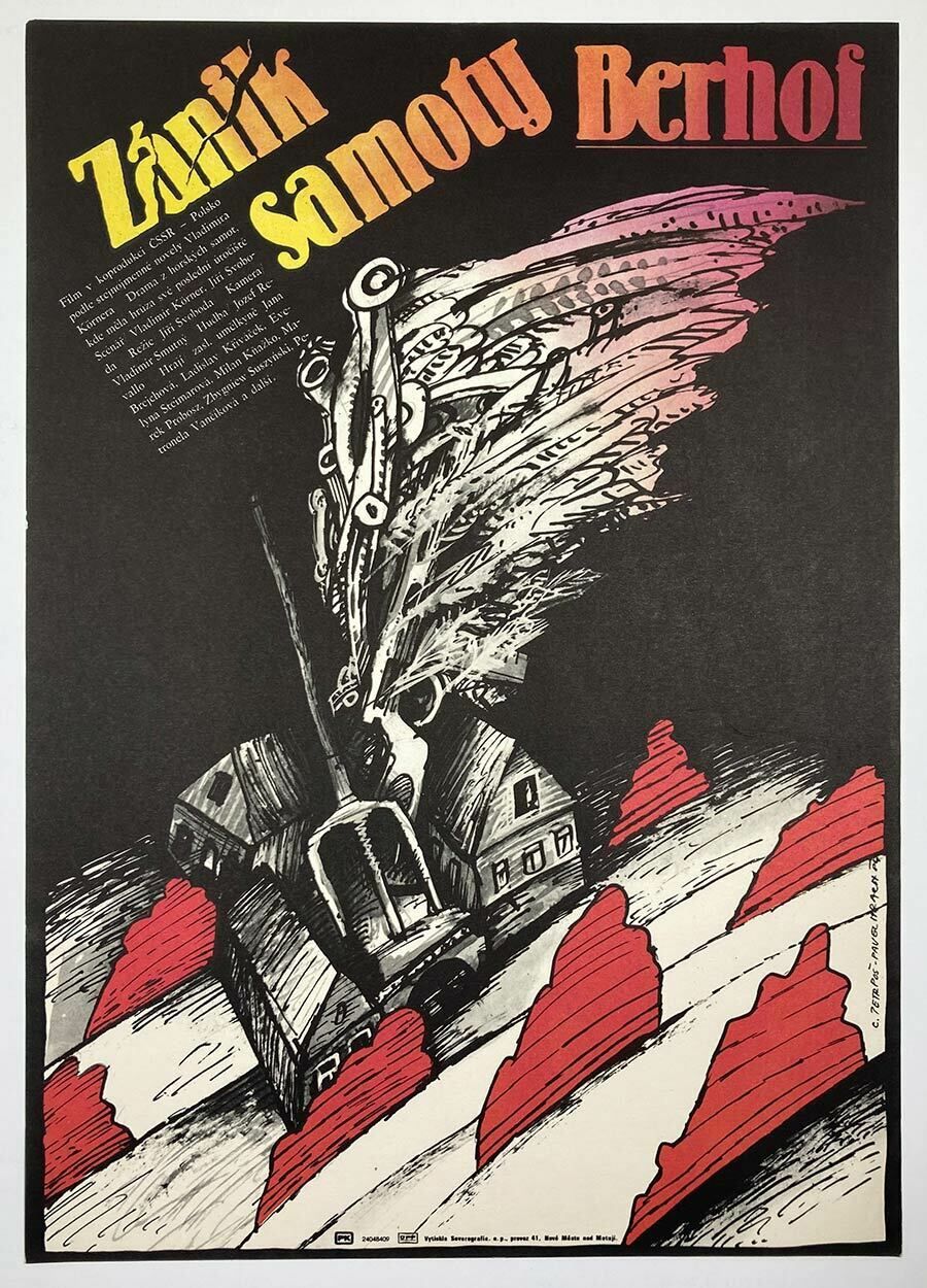 Movie Poster, The Downfall Of The Secluded Berhof, Petr Poš, 1984