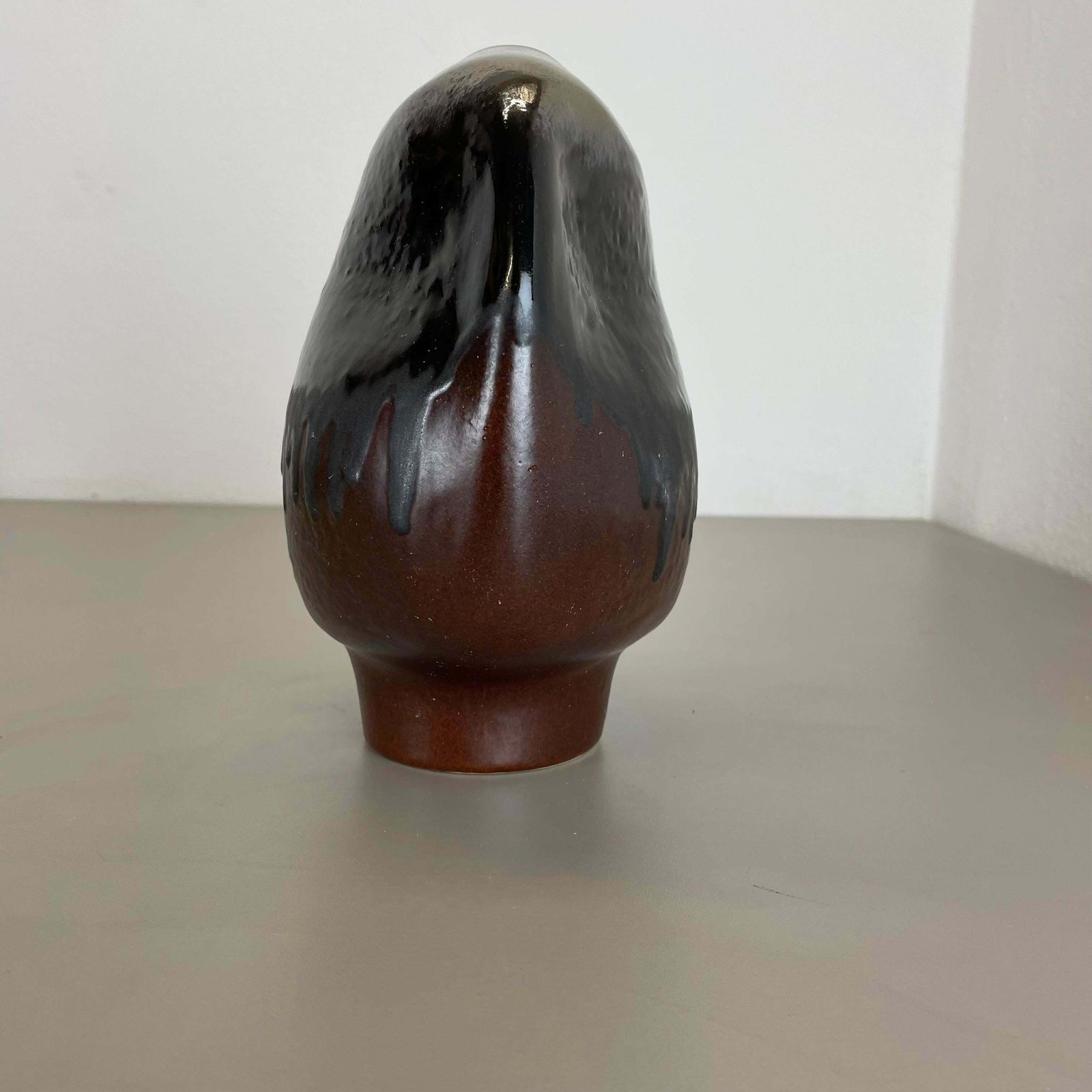 Huge 24cm Studio Pottery Vase Object By Heiner Balzar For Steuler, Germany, 1970 photo vinterior