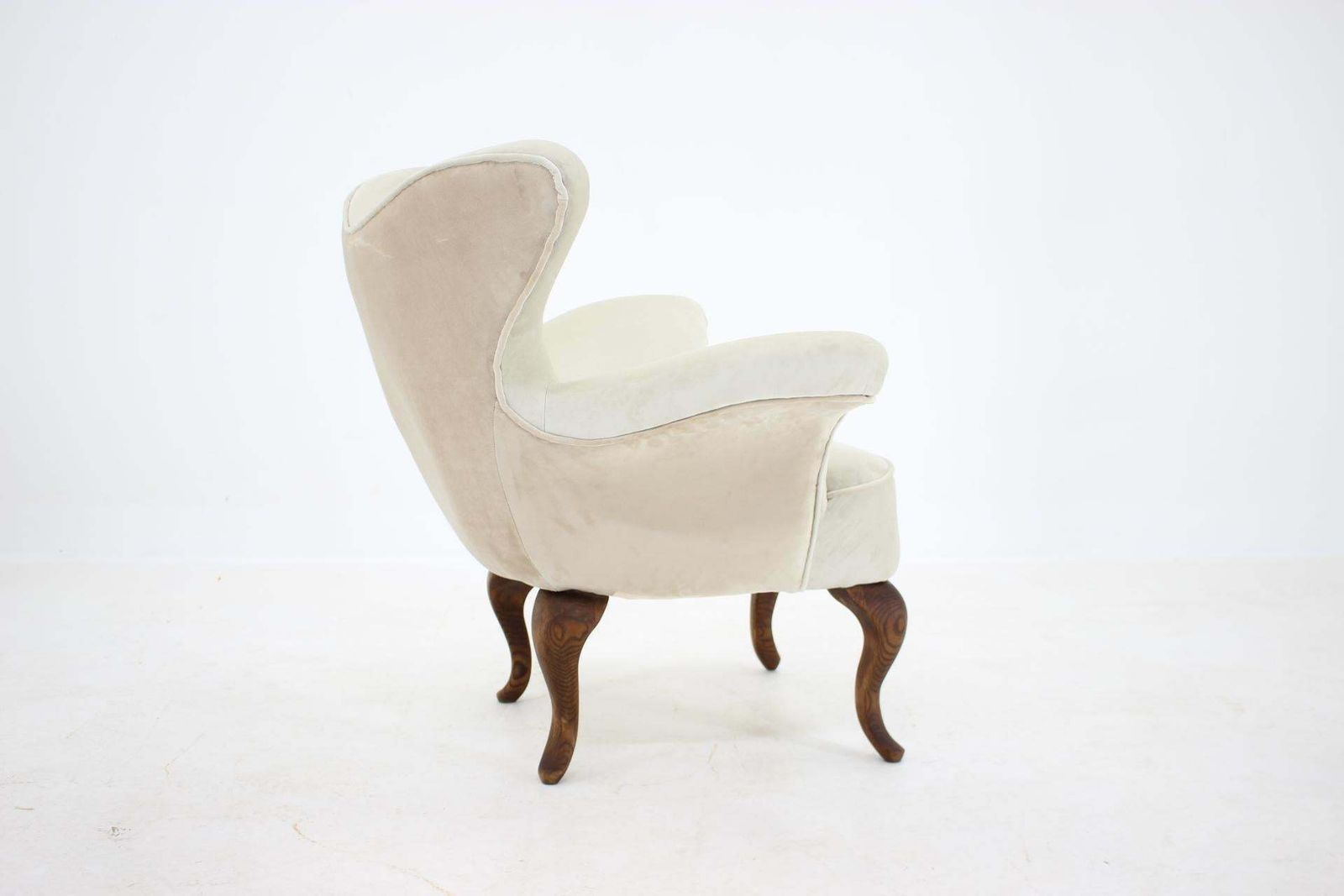 1900s Rare Antique Curved Armchair photo furniture