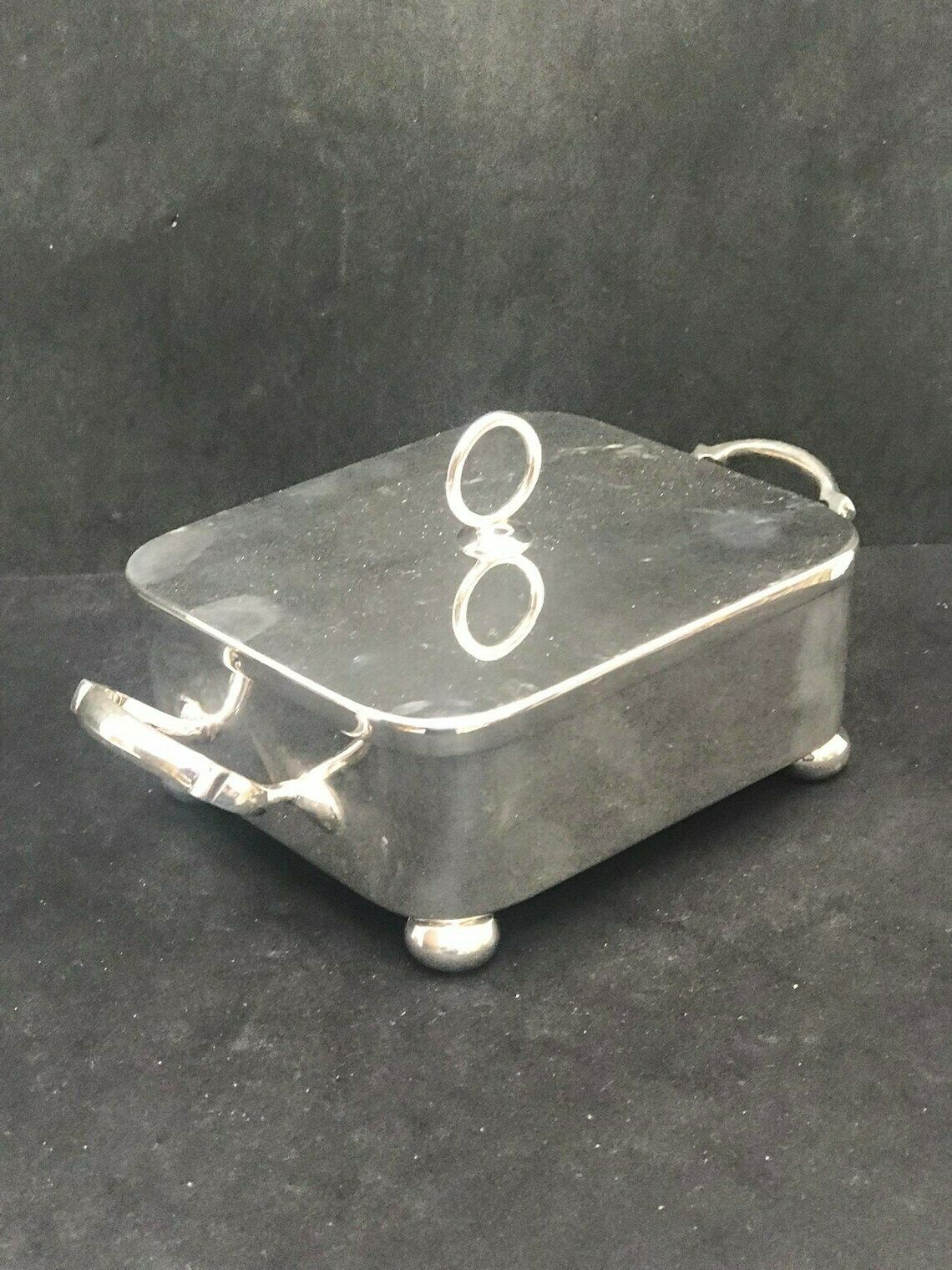 Butter Dish With Lid Victorian Crystal Silver Plated Antique Lidded Cheese Sardines Box Pot Condiments Wedding Gift English Tableware Decor photo furniture