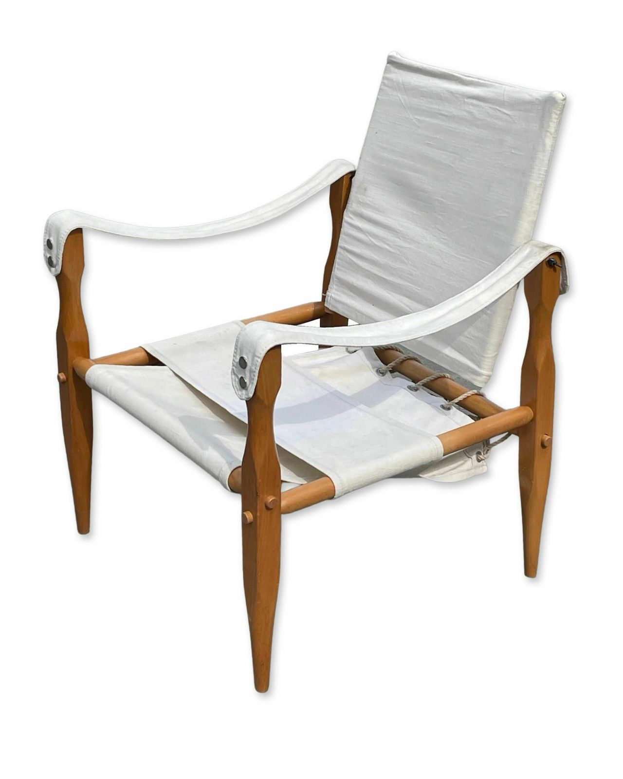 Vintage Safari Chair 1960s Denmark With Canvas Minimalist Design photo furniture