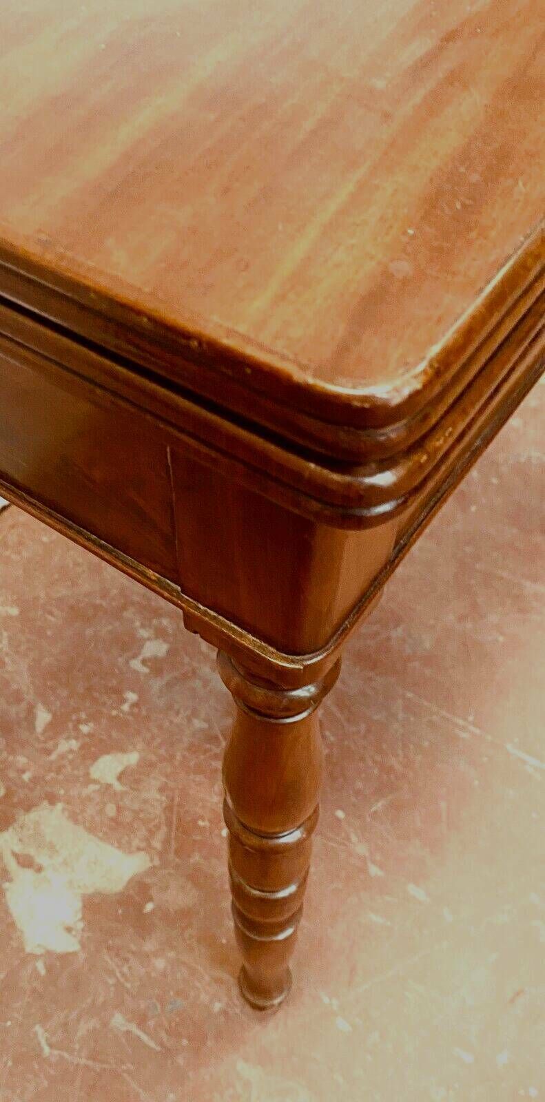 Louis Philippe Style Game Table In Mahogany And 19th Century Veneer photo Furniture