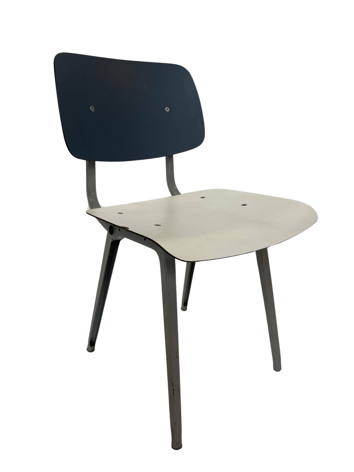 Vintage Friso Kramer Revolt Chair For Ahrend De Cirkel 1960 Bi Colour photo vintage