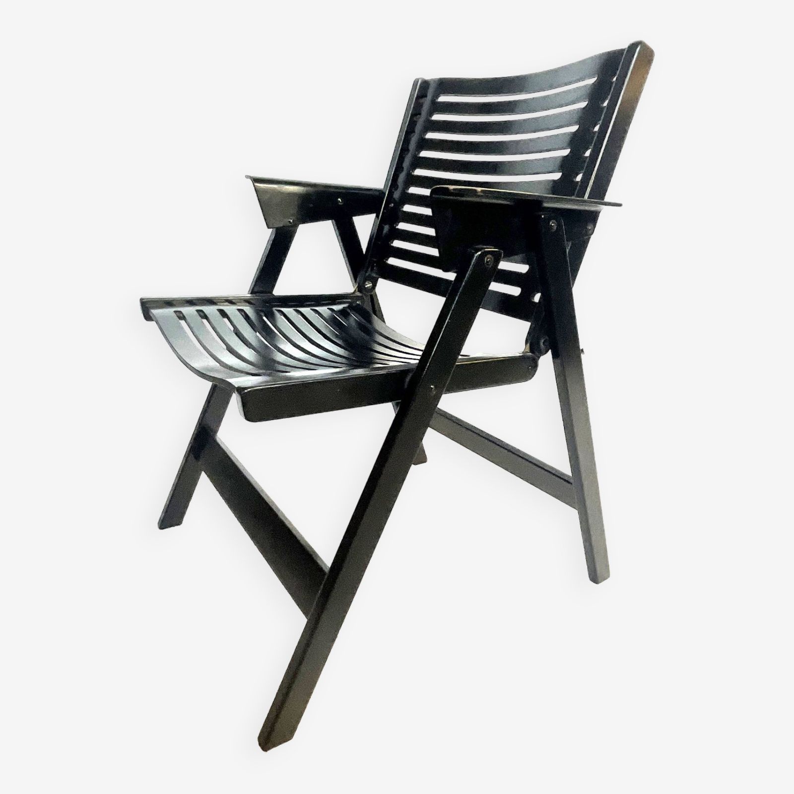 Niko Kralj Rex Plywood Folding Chair For Stol 1950s In Black