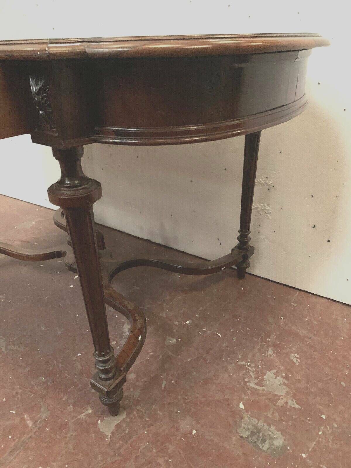 Napoleon III Desk Table In Rosewood And 19th Century Veneer photo for sale