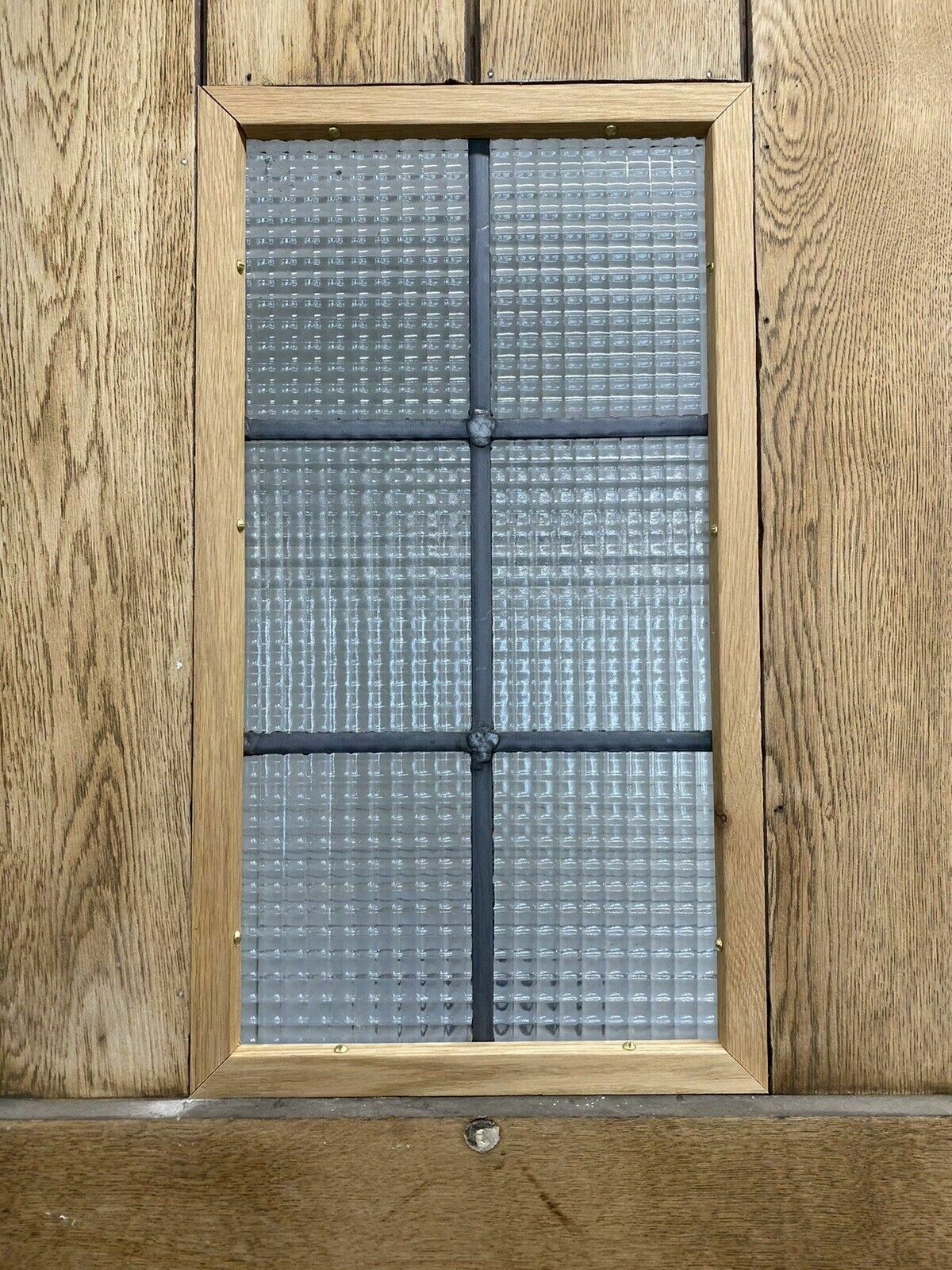 photo buy Tall Solid Oak Front Door Old Period Antique Reclaimed Hardwood Glazed Lead