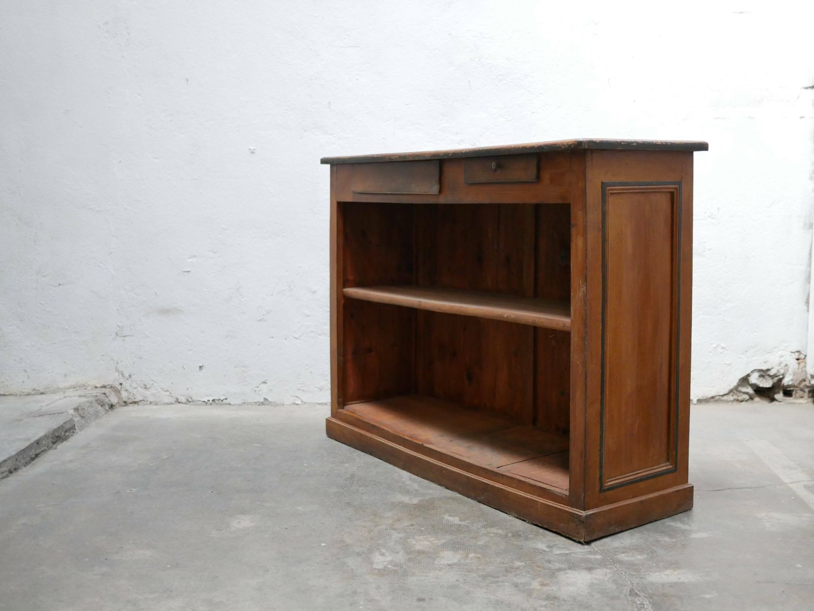 Furniture Antique Wooden Counter Trade Furniture photo