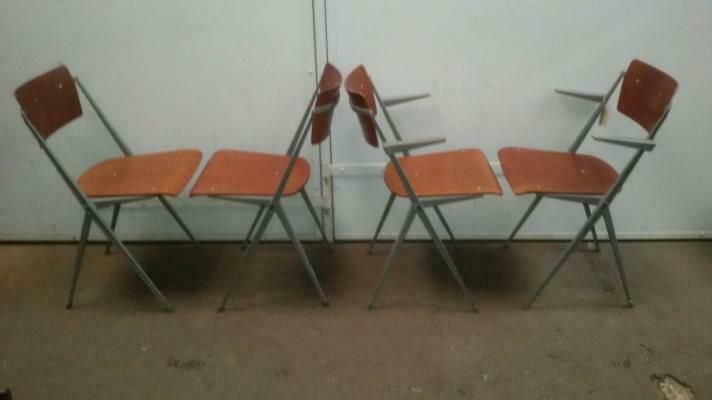 Chairs Pyramids By Wim Rietveld For Ahrend Cirkel, 1964, Set Of 4 photo for sale