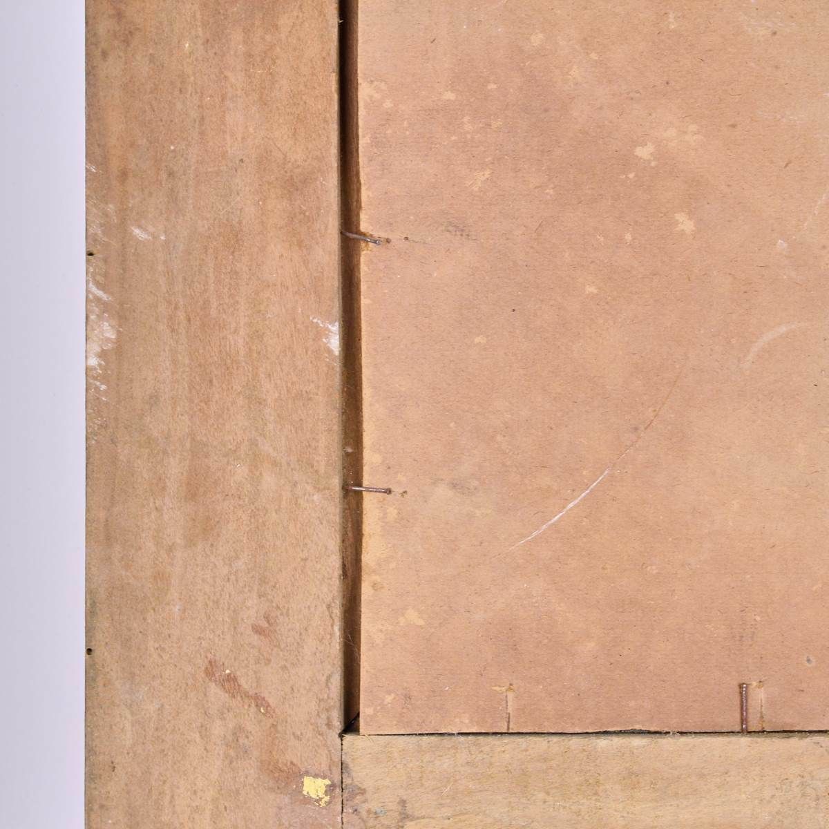 Painting From 19th Century On Metal Plate photo Art