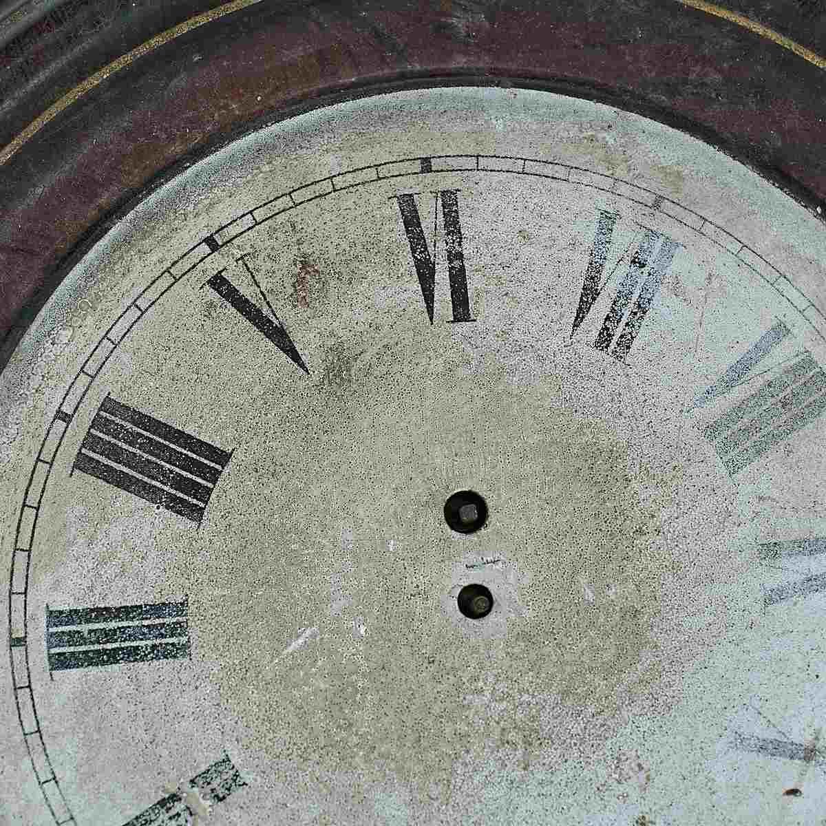 Vintage Metal Mechanical Wall Clock photo furniture