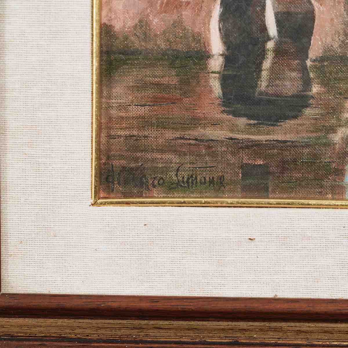 Painting Ferrara Castle Mimes By Caro Limone photo furniture