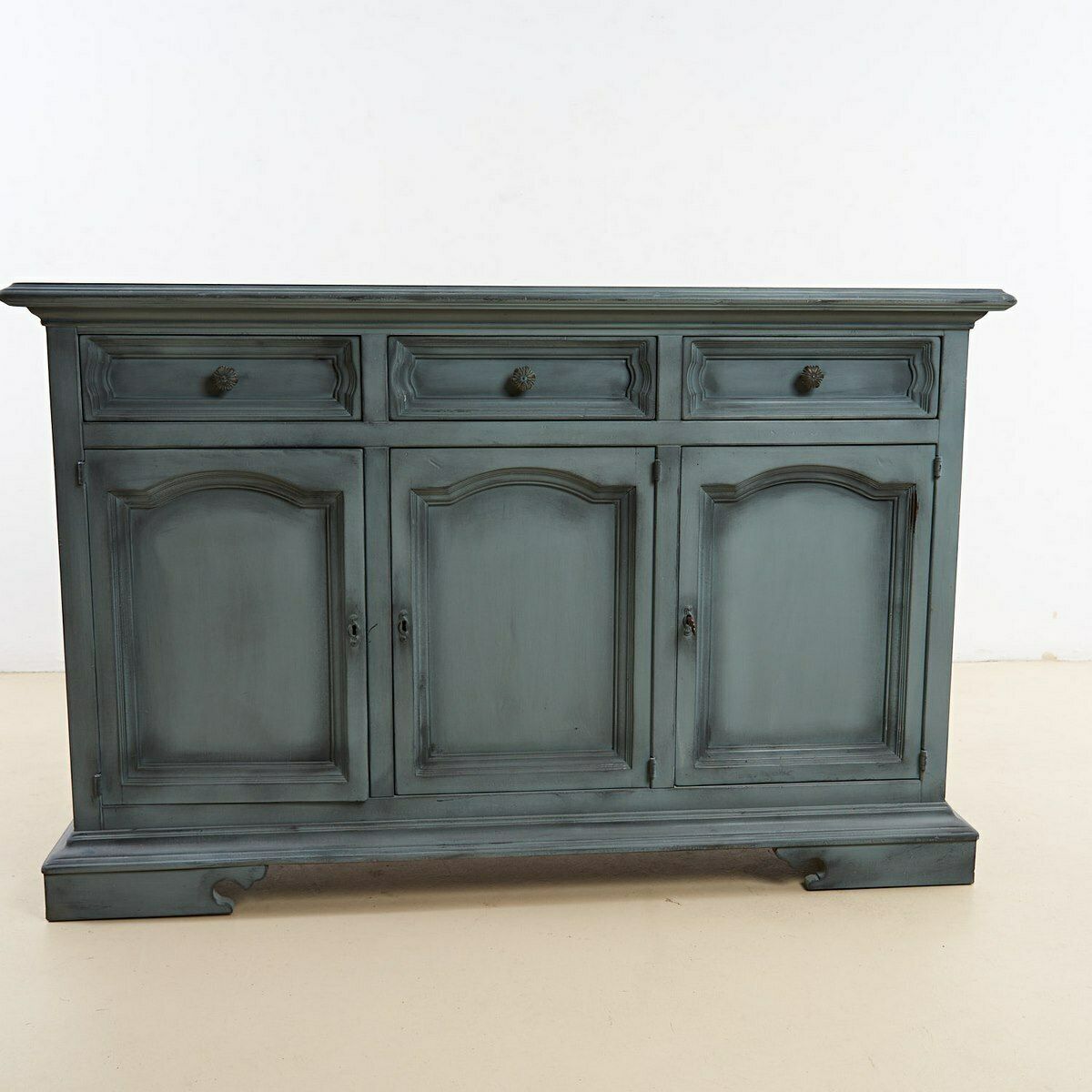 Gray Wooden Sideboard