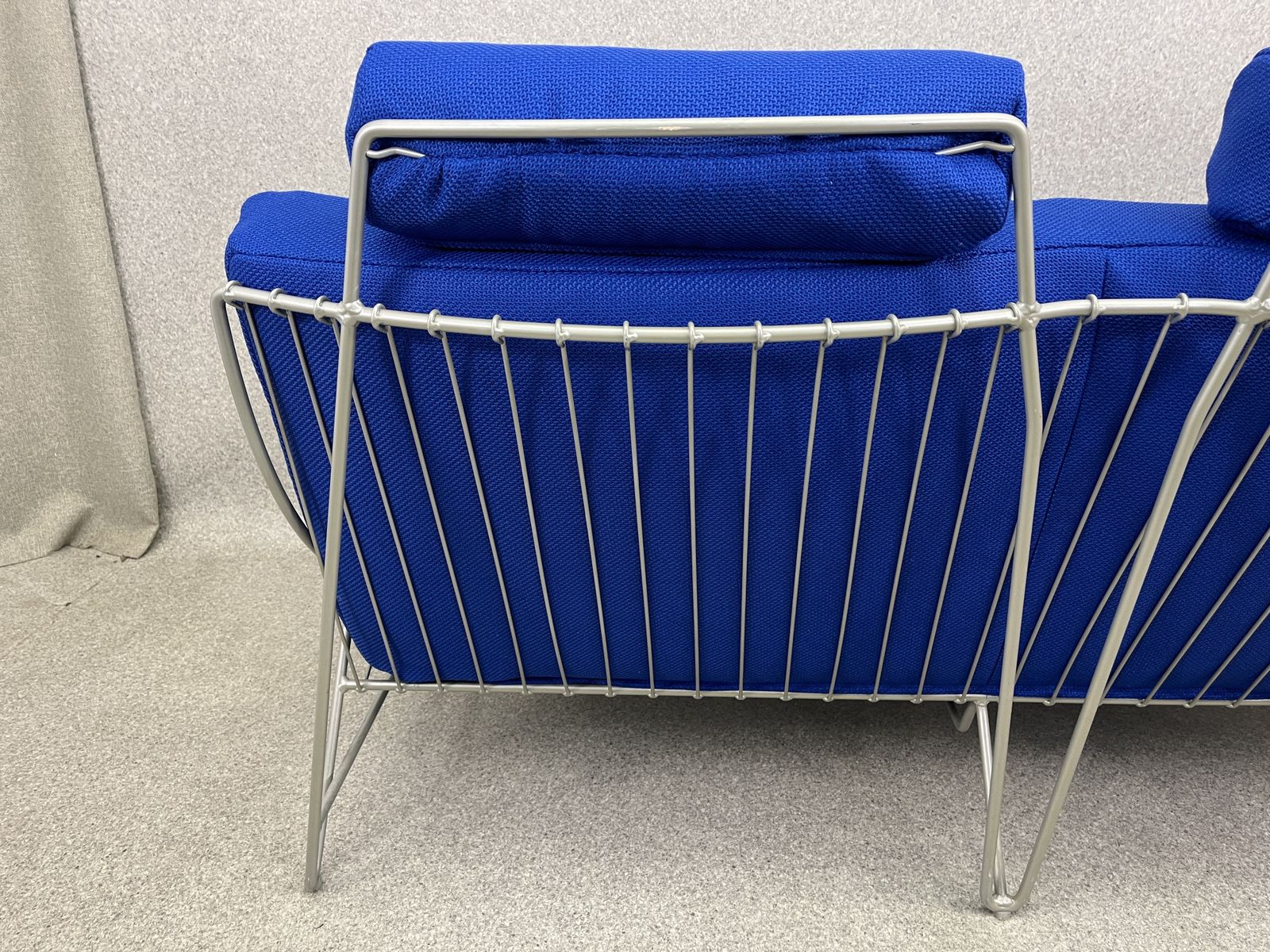 photo for sale Vintage Blue Volare 2 Seater Sofa By Jan Armgard For Leolux