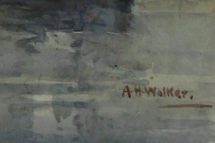 Watercolour By Ada Hill Walker. View Of St Andrews Cathedral From The Burn photo for sale