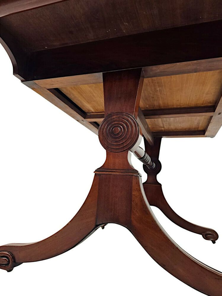 photo furniture A Very Fine 19th Century Irish Library Table Attributed To Gillingtons Of Dublin