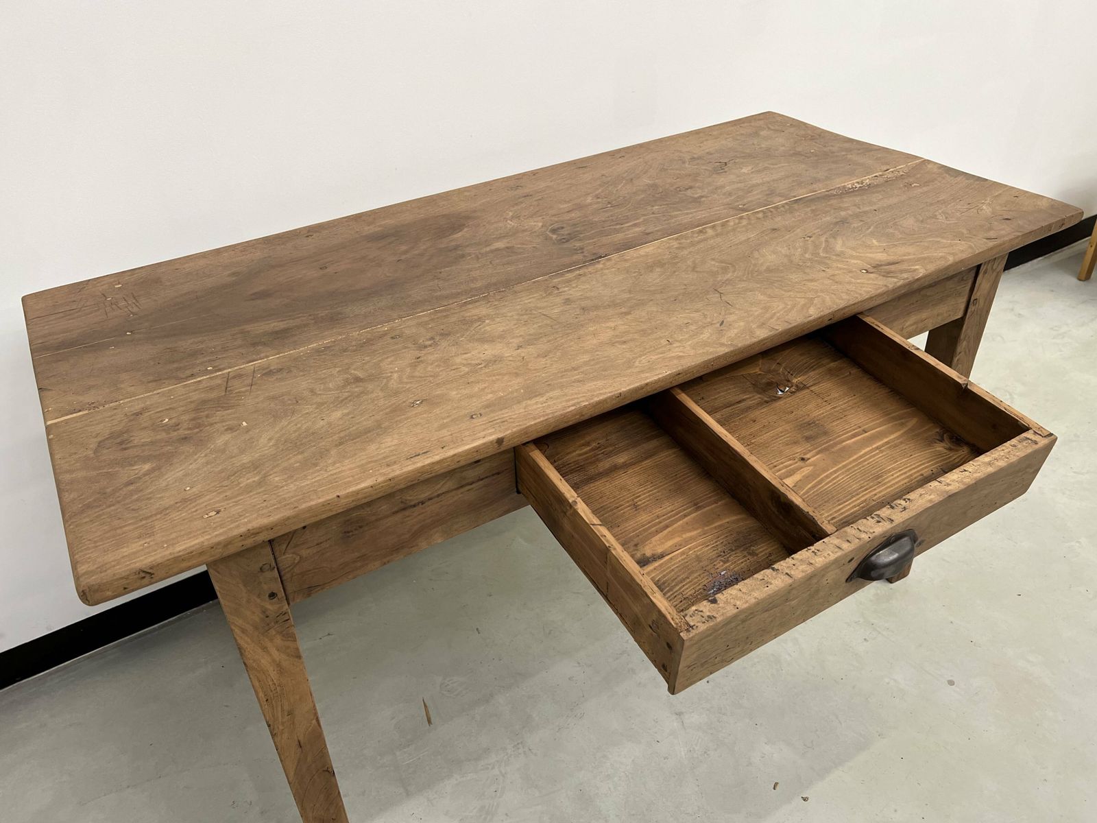 Small Walnut Farm Table With Spindle Legs photo buy