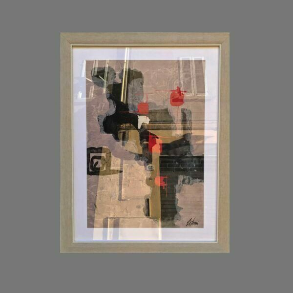 Enrico De Tomi, Painting On Cardboard From The 70s photo furniture