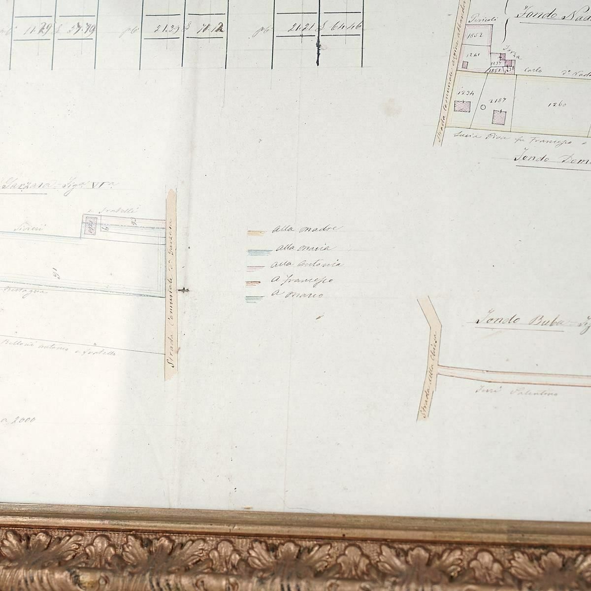 Square Notary Note Of 1861 Municipality Of Disbearable, Original On Paper photo furniture