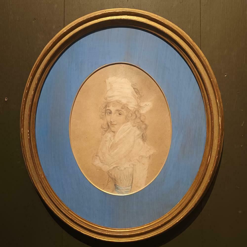 Oval Portrait Of Mrs Jordan, George IV Mistress photo furniture