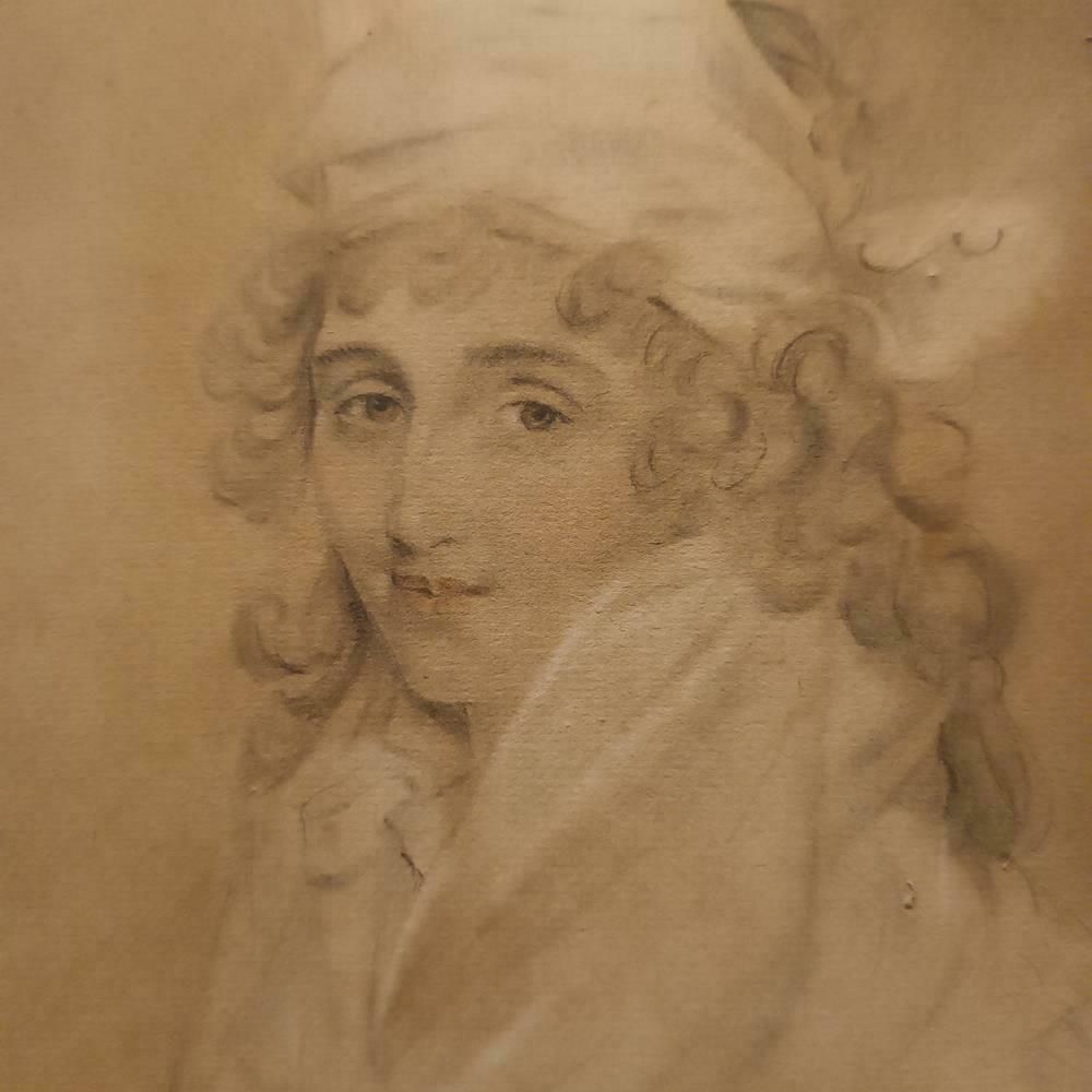 Oval Portrait Of Mrs Jordan, George IV Mistress photo vinterior