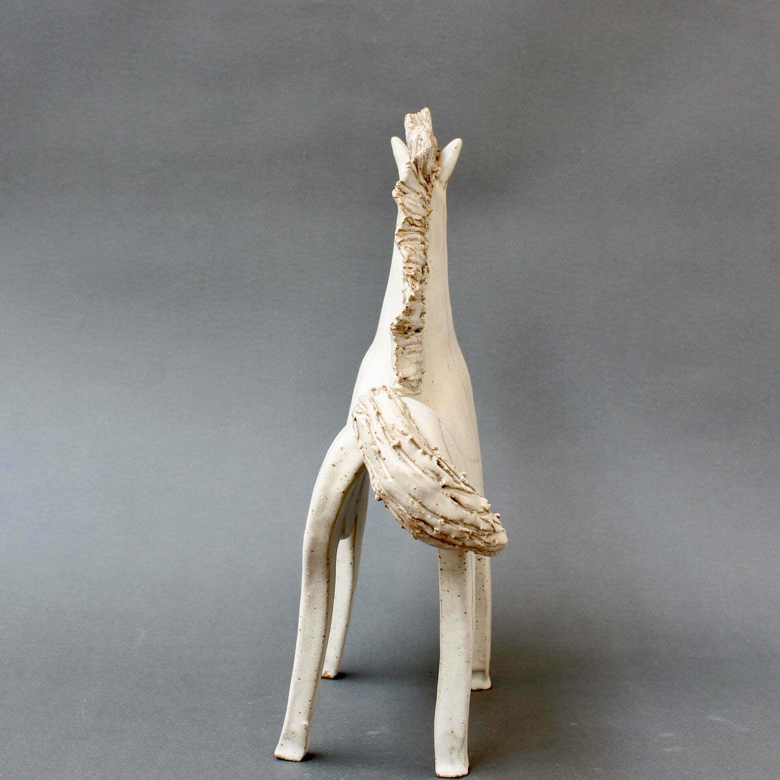 Vintage Ceramic Horse By Bruno Gambone (Circa 1970s)   Large photo vintage