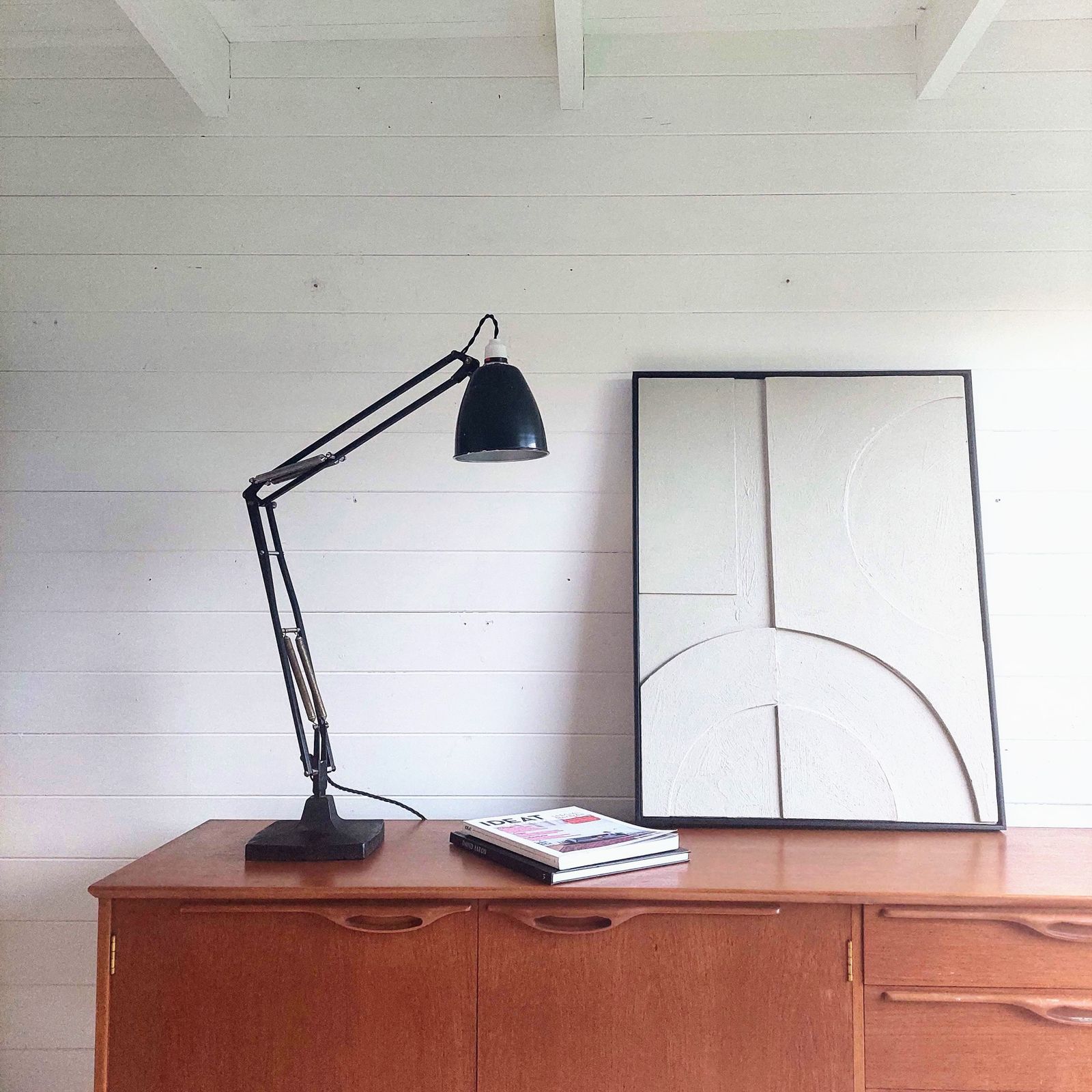 Vtg Mid Century Herbert Terry & Sons  Anglepoise 1209 Table Lamp Desk Lamp, 40s photo Lighting