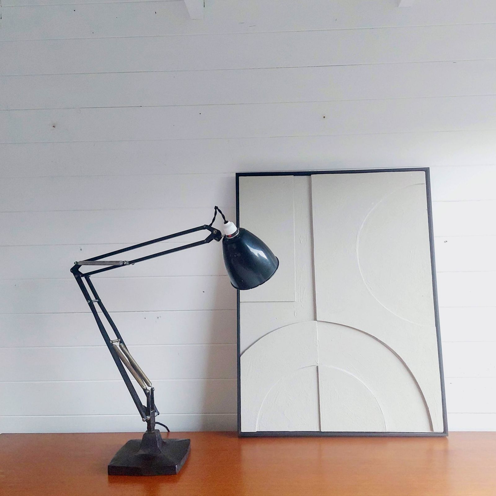 photo for sale Vtg Mid Century Herbert Terry & Sons  Anglepoise 1209 Table Lamp Desk Lamp, 40s