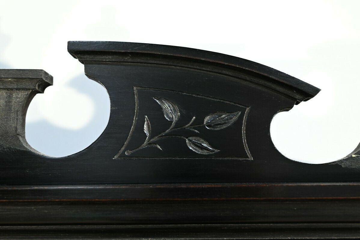 photo furniture Entre Deux Furniture In Blackened Pear Wood, Napoleon III Style – Late 19th Century