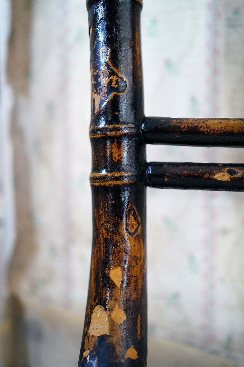 Furniture A Regency Period Lacquered Faux Bamboo Armchair C.1820 25 photo