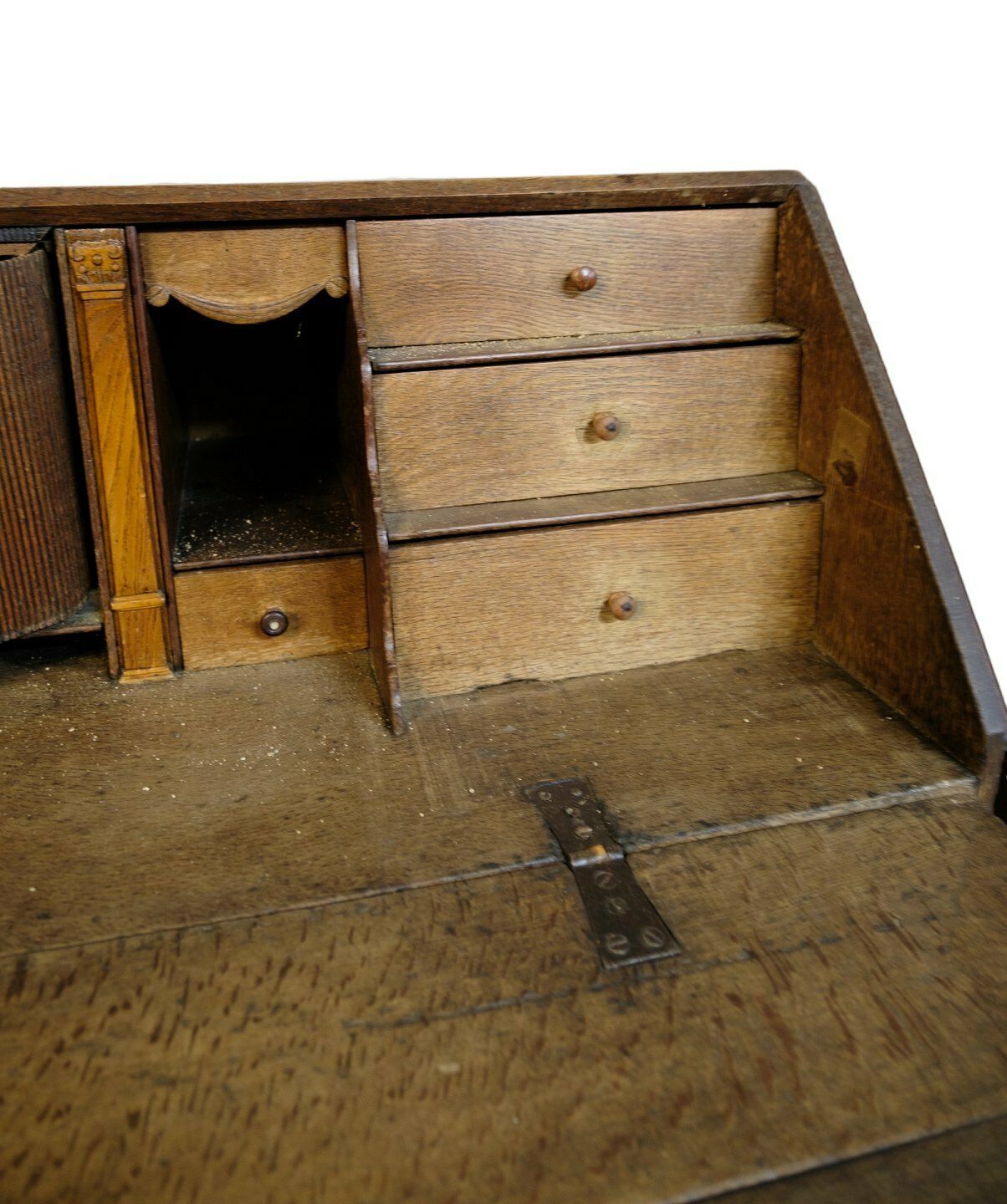 Chatol In Oak  & Brass, England From 1840s photo Furniture