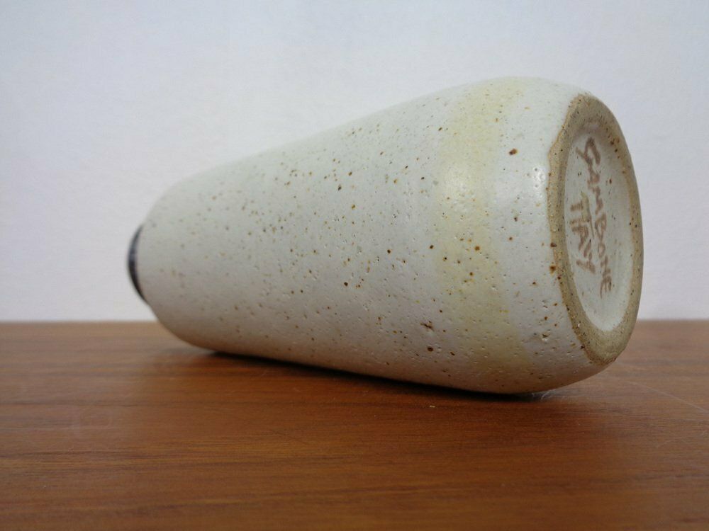 photo for sale Minimalist Stoneware Vase By Bruno Gambone, Italy, 1970s