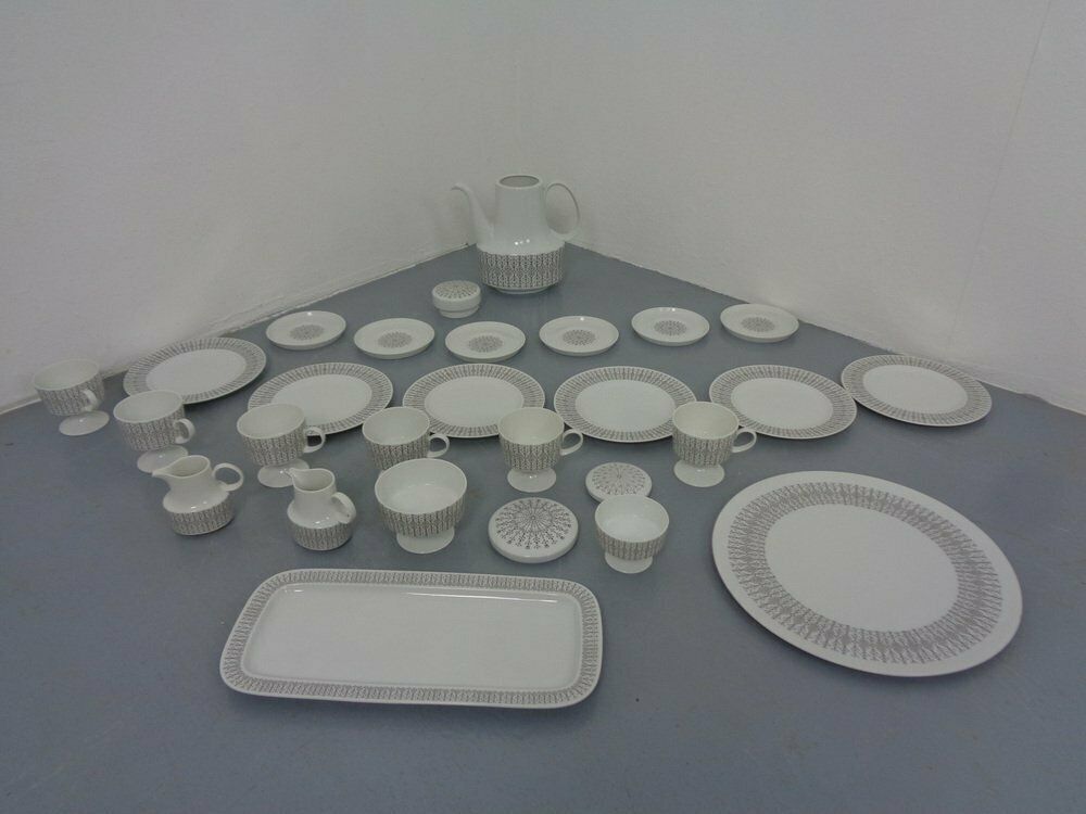 Coffee Service By Tapio Wirkkala For Rosenthal, 1960s, Set Of 28 photo for sale