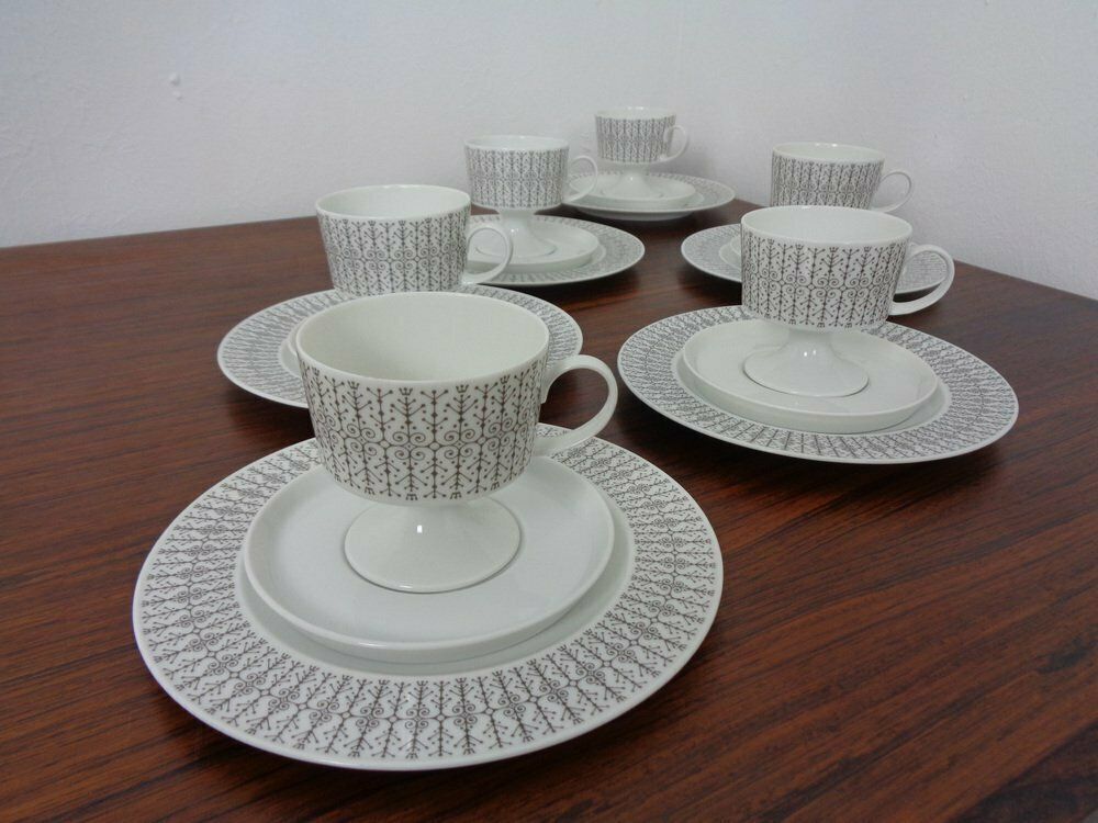 Coffee Service By Tapio Wirkkala For Rosenthal, 1960s, Set Of 28 photo vinterior