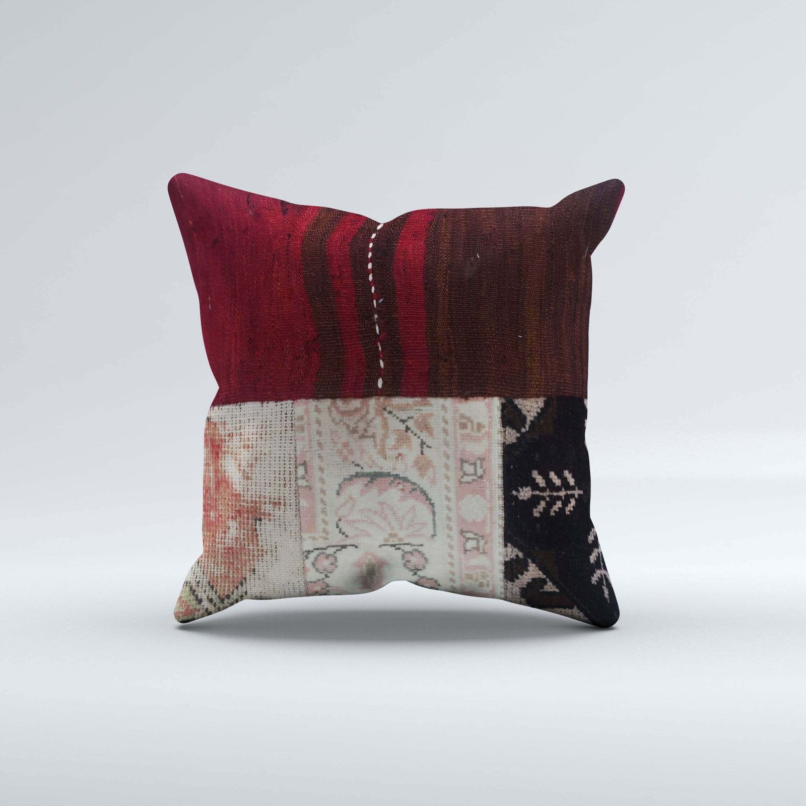 Carpet Cushion Cover, Pillow Case 50x50cm Turkish Kilim, Handmade 50545