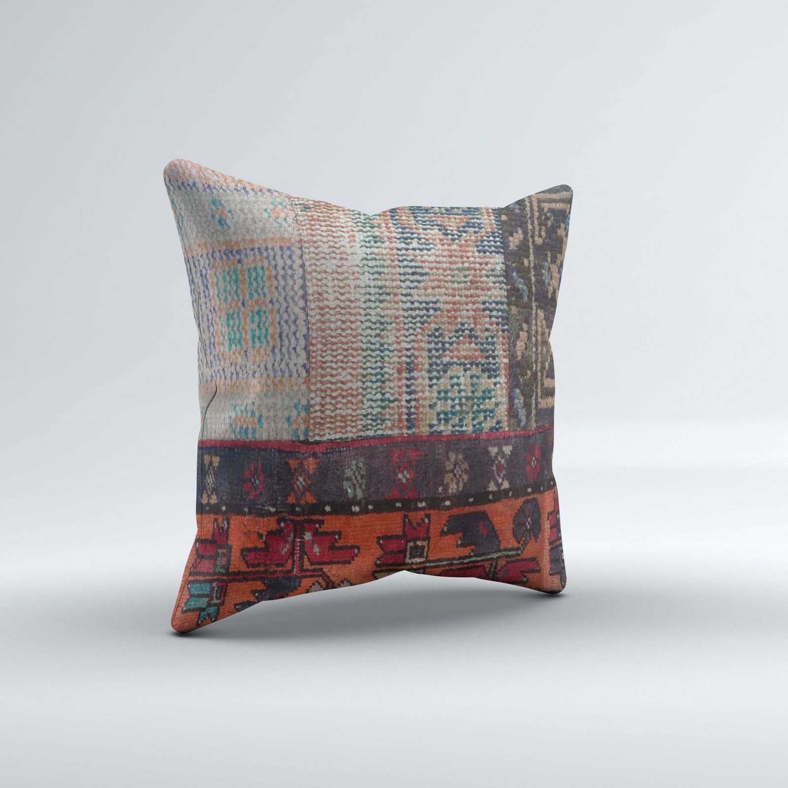 Carpet Cushion Cover, Pillow Case 50x50cm Turkish Kilim, Handmade 50552 photo furniture