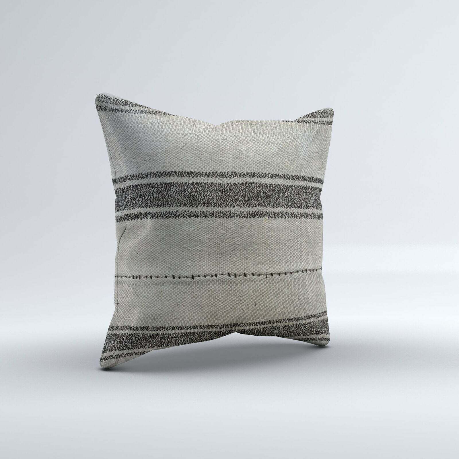 Vintage Turkish Kilim Cushion Cover 50x50 Cm Square Wool Kelim Pillowcase 50465 photo furniture