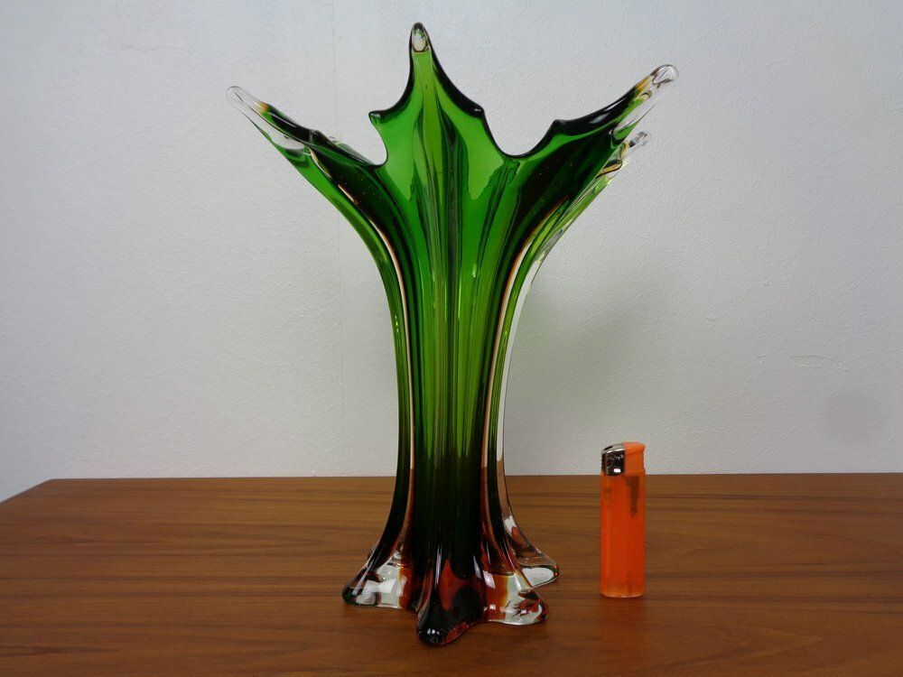 Murano Sommerso Glass Vase  1960s photo furniture