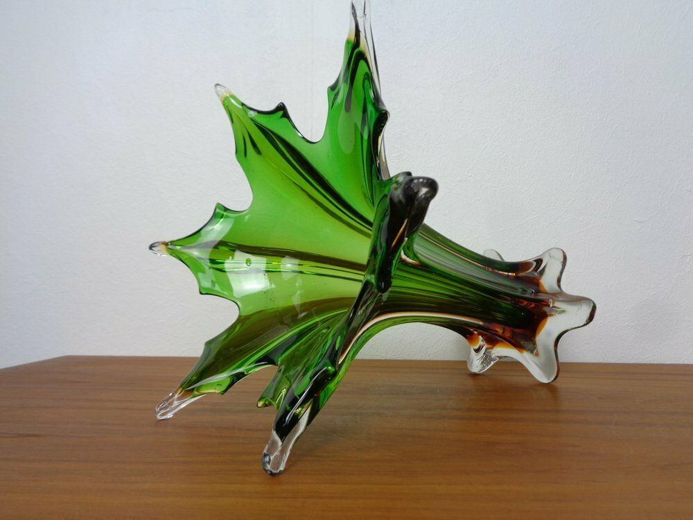 photo for sale Murano Sommerso Glass Vase  1960s